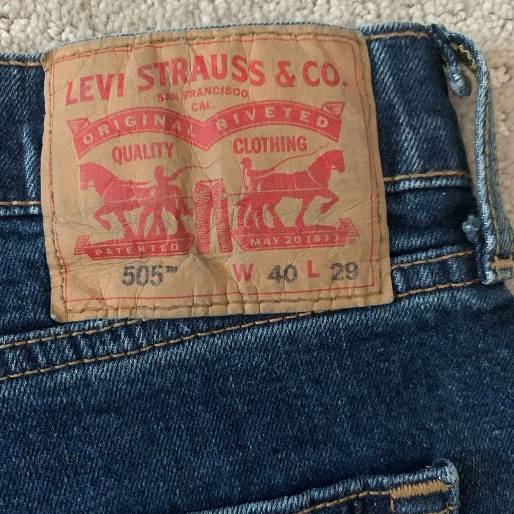 Men’s Levi’s 505 jeans size 40 - Picture 5 of 7